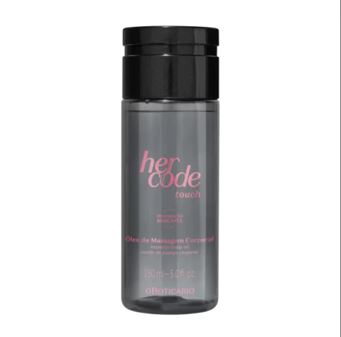 Óleo Perfumado Corporal Her Code Touch 150 ml